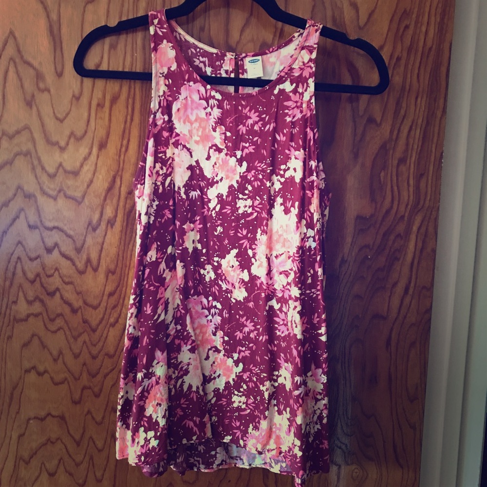 Floral Flowing Tank